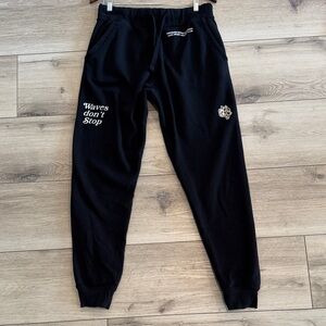 Darc Sport Black Joggers with White Details